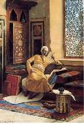 Arab or Arabic people and life. Orientalism oil paintings  403